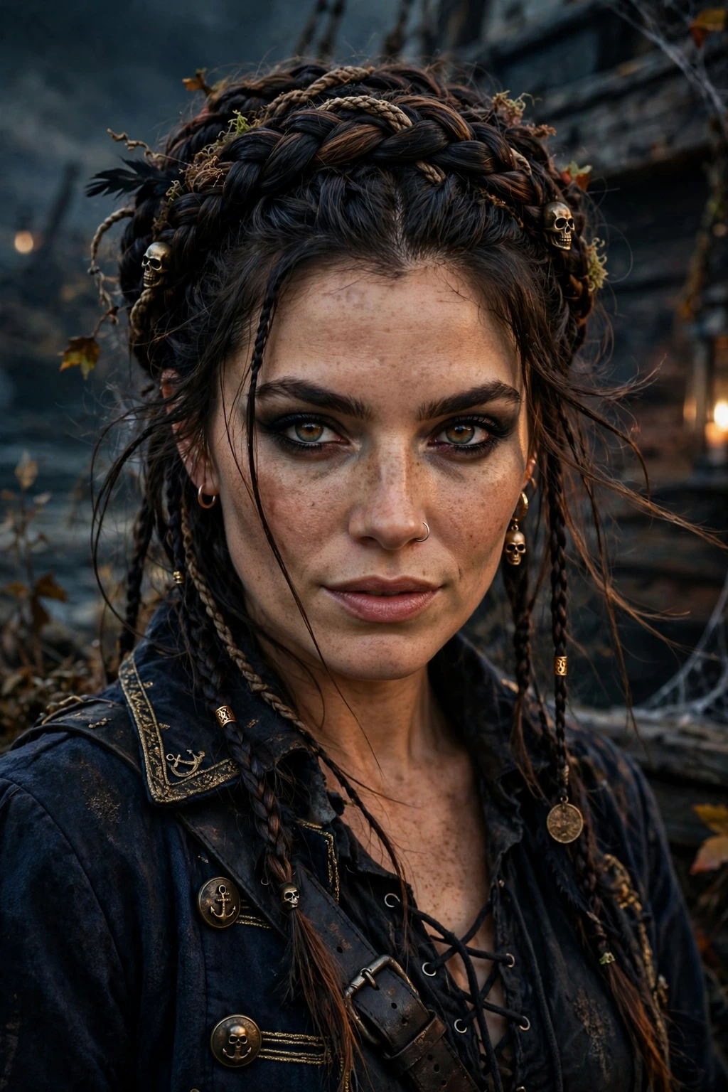 Buccaneer braid crown hairstyle