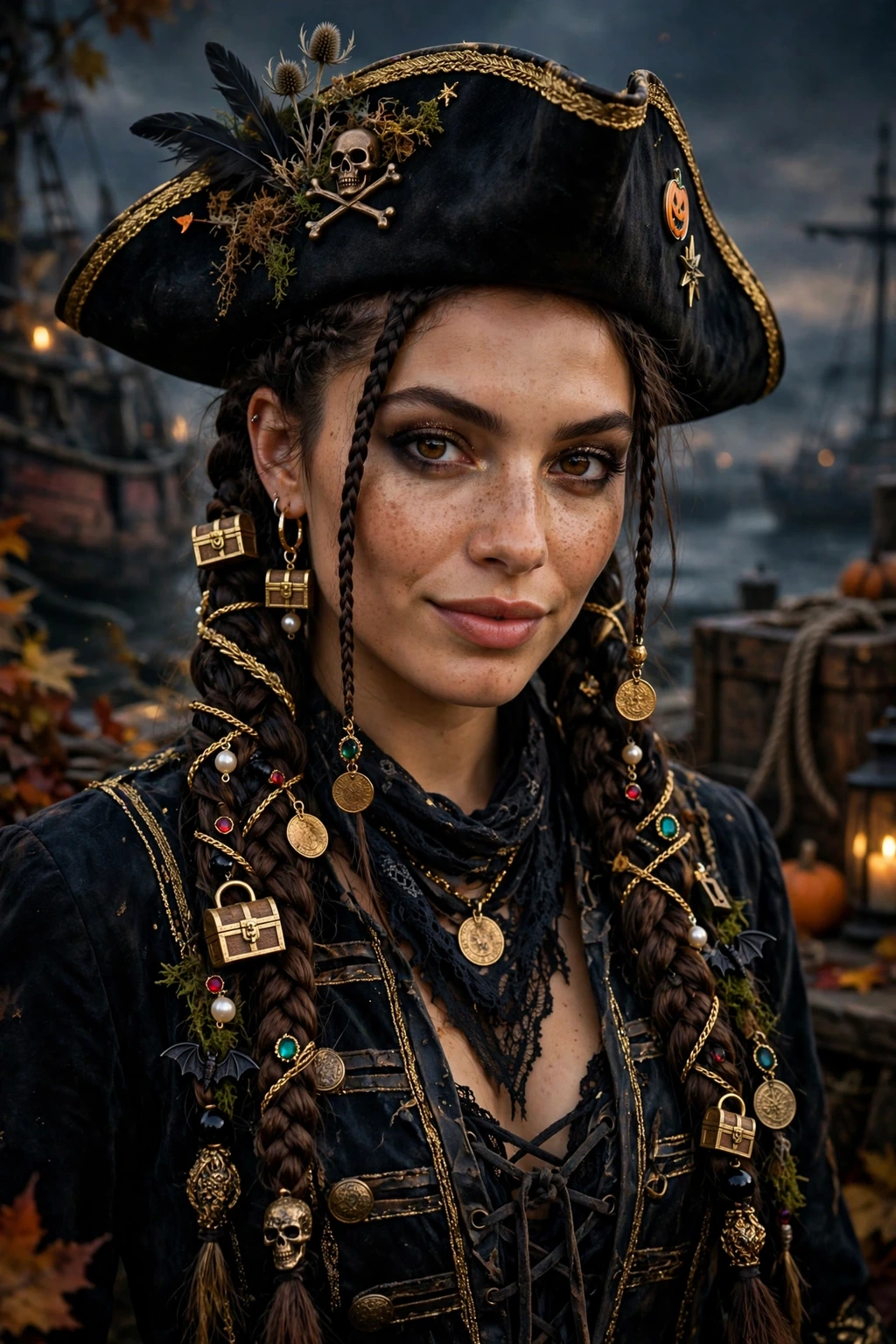 Treasure chest braids hairstyle