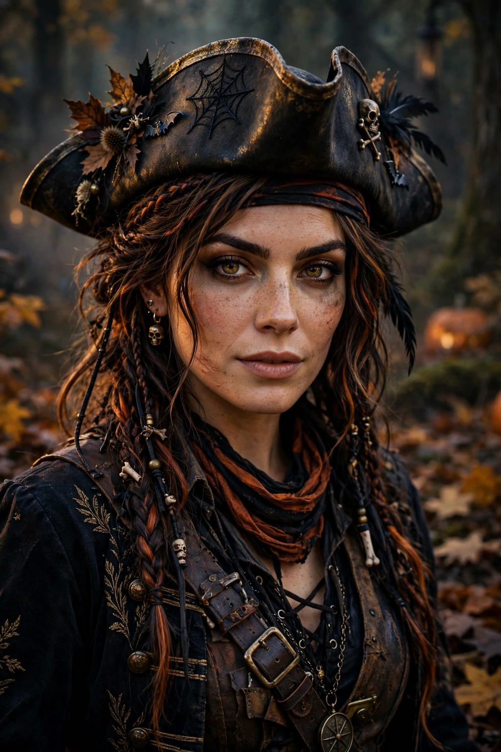Adventurous pirate layers hairstyle