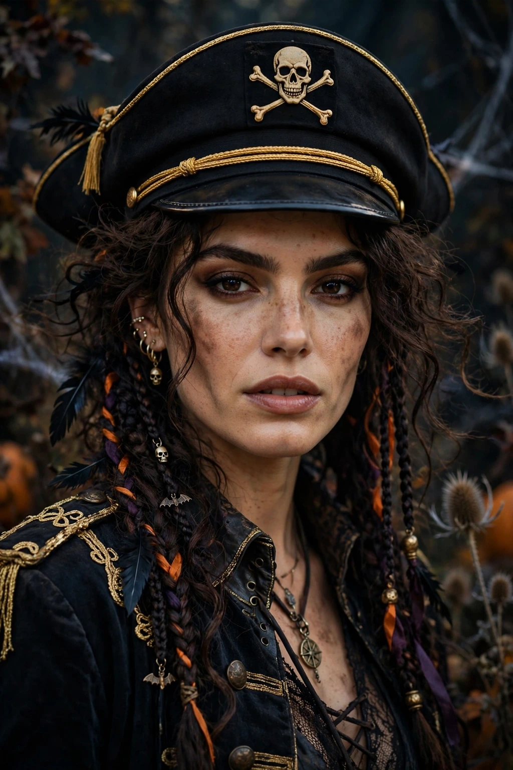 Captain's hat hairstyle