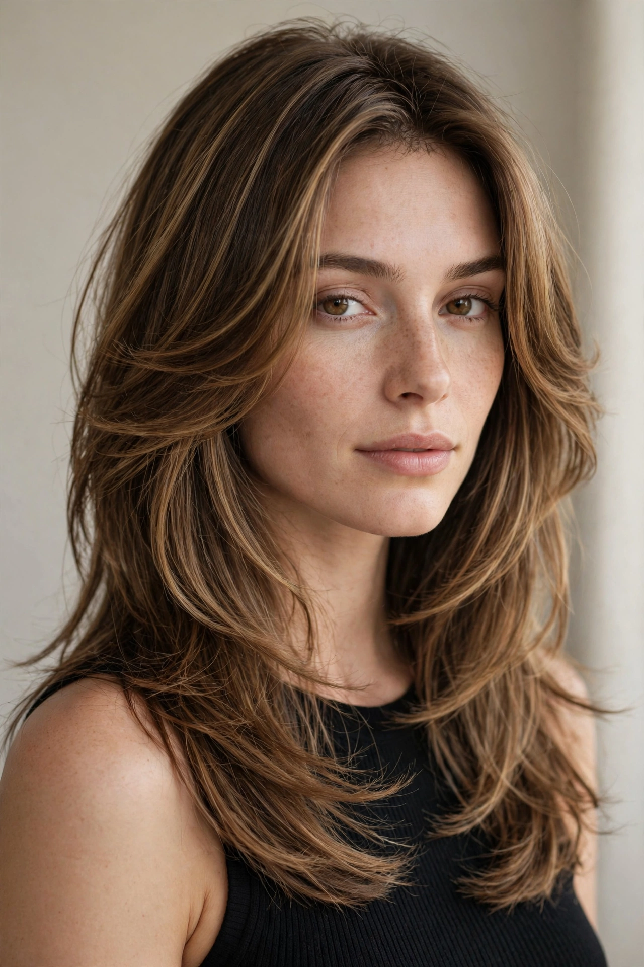 Draped Layers hairstyle