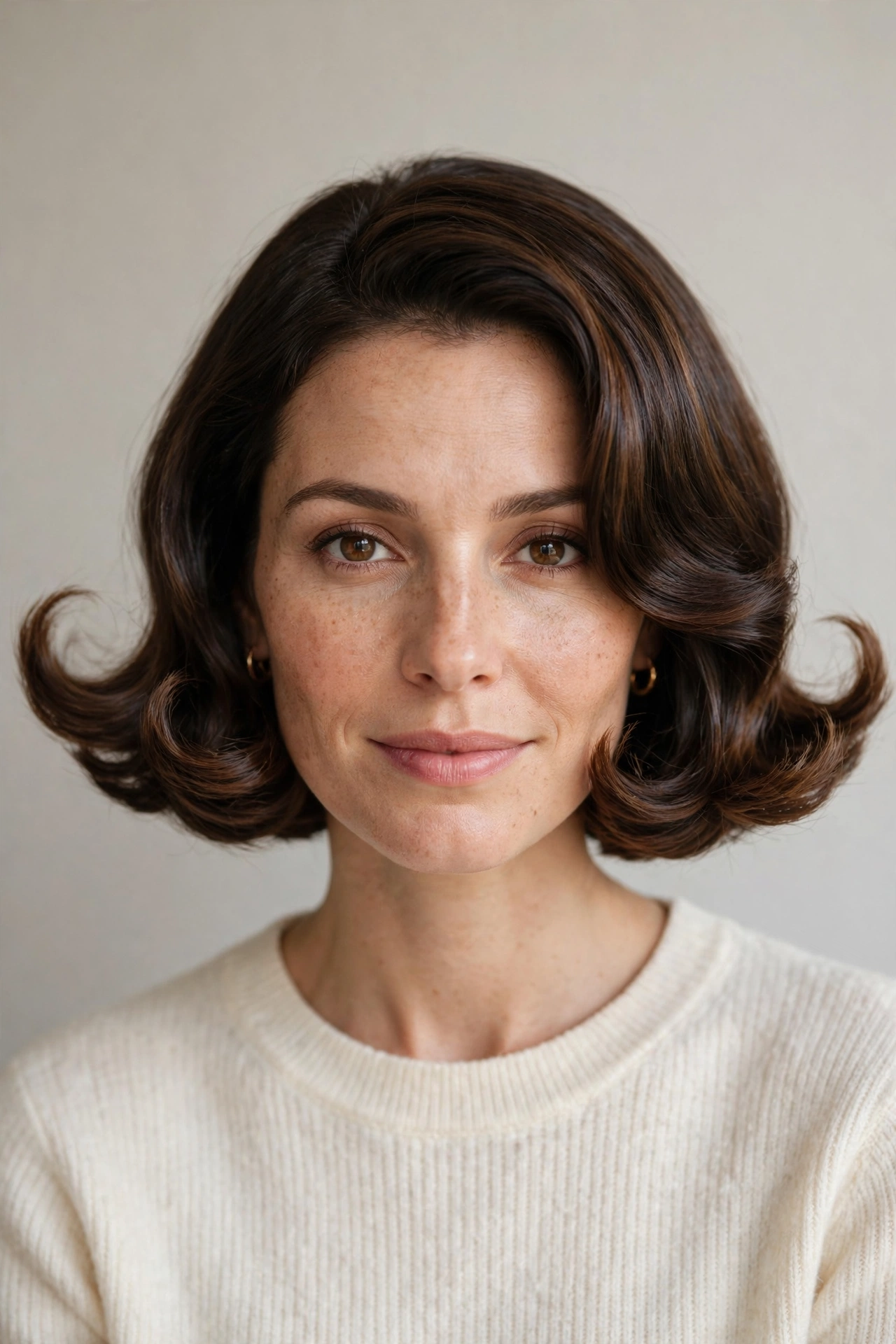 Flipped Bob hairstyle