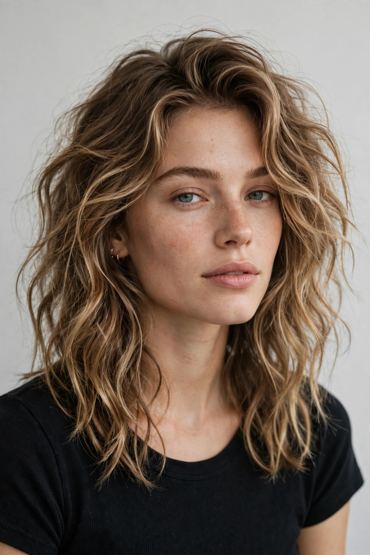 Off-Duty Model Waves hairstyle