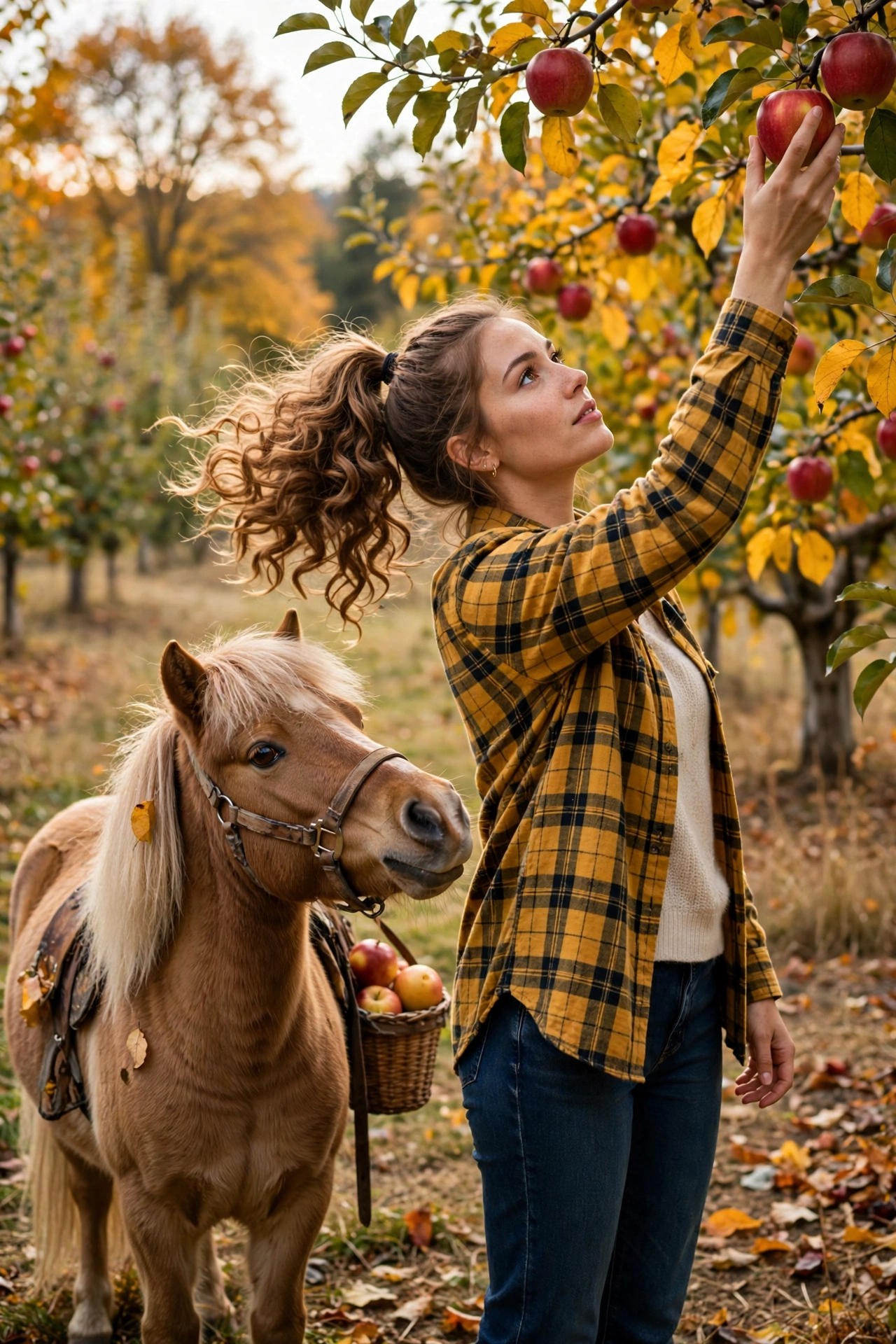 Apple Picking Ponytail hairstyle
