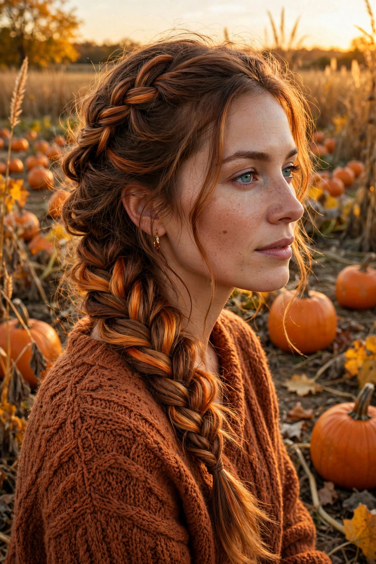Harvest Sunset Braid hairstyle