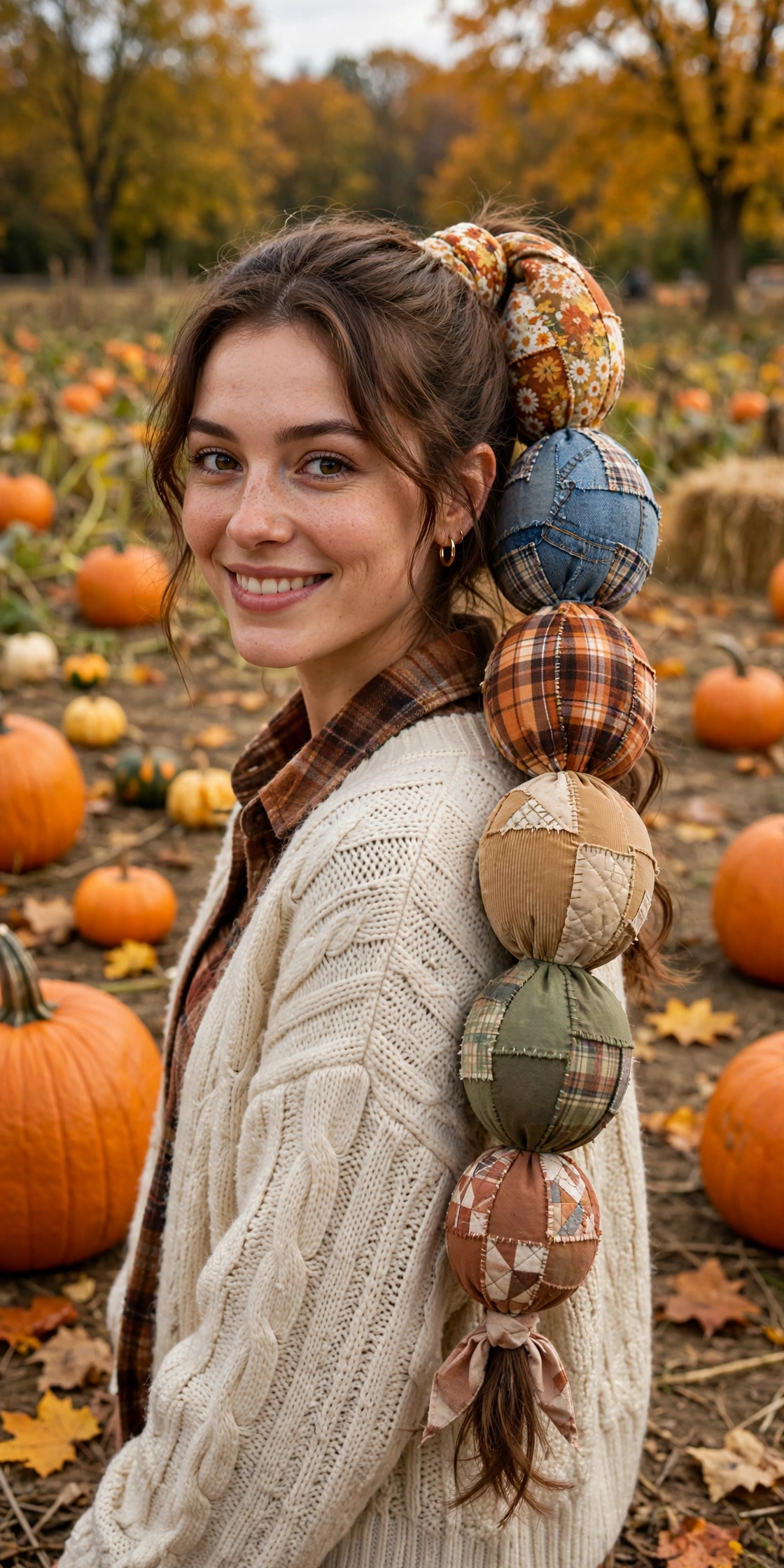 Patchwork Ponytail hairstyle