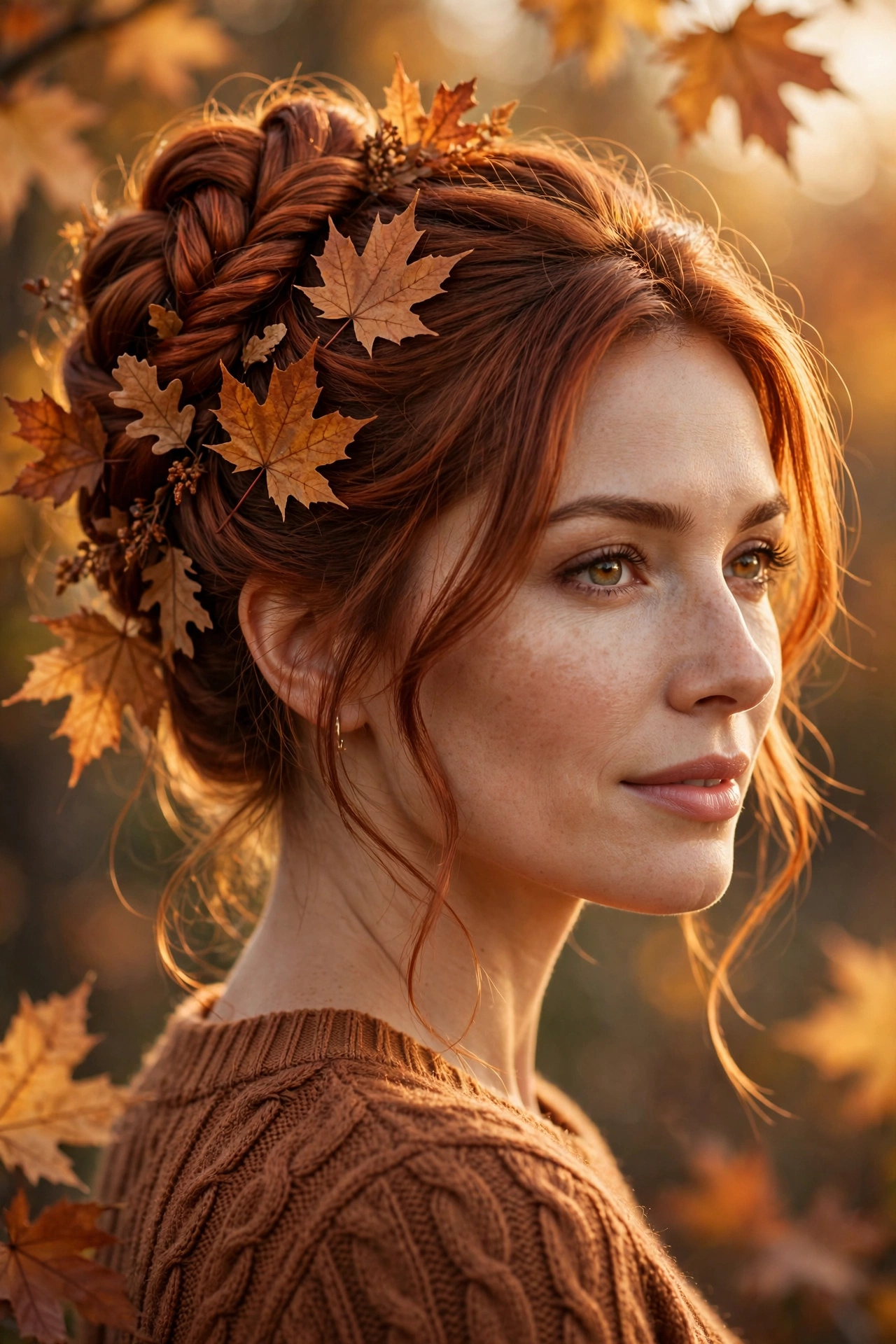 Autumn Maple Updo