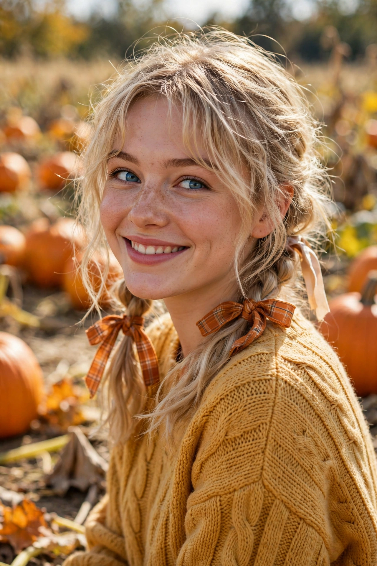 Pumpkin Patch Pigtails