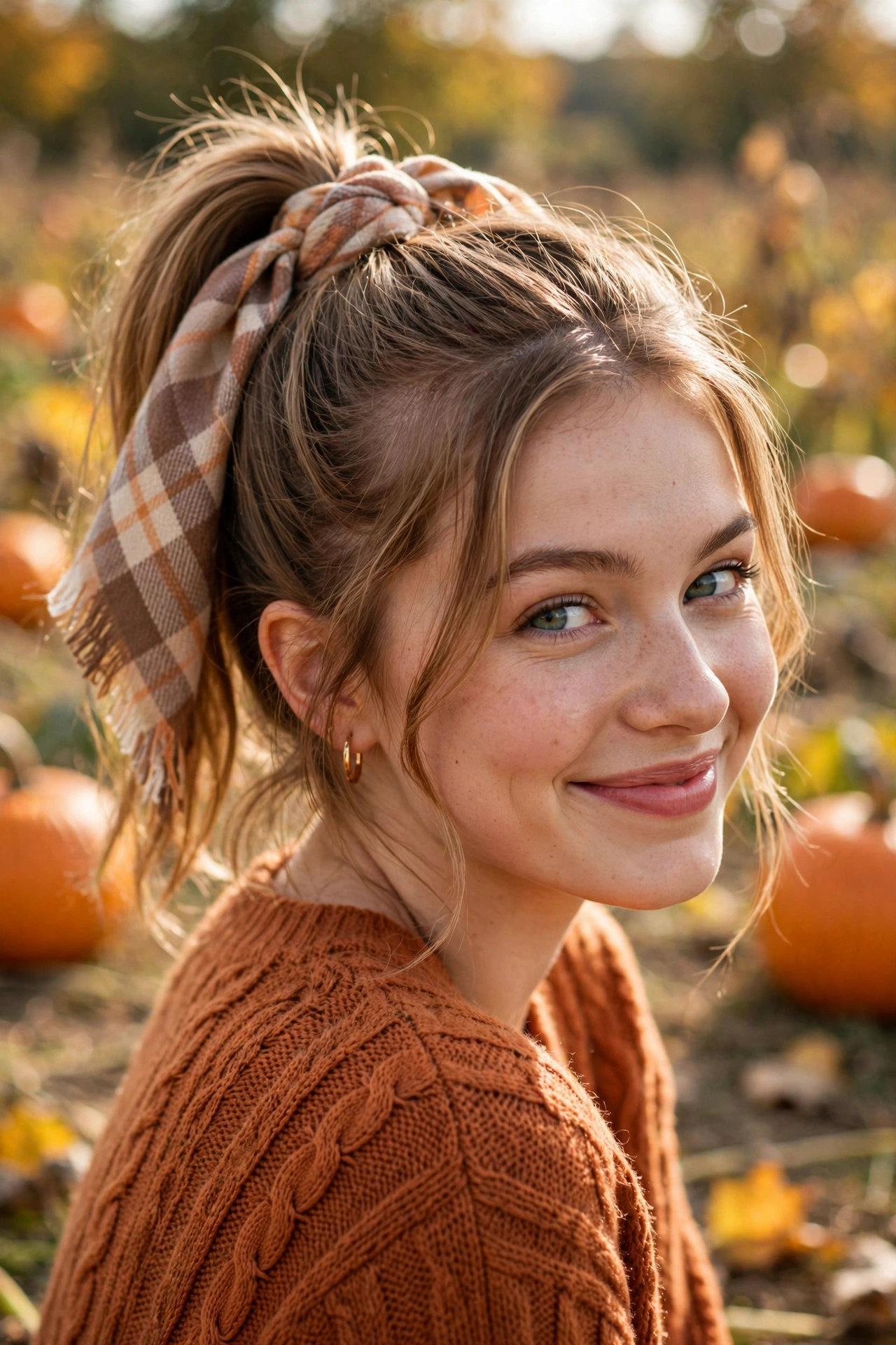 Pumpkin Patch Ponytail