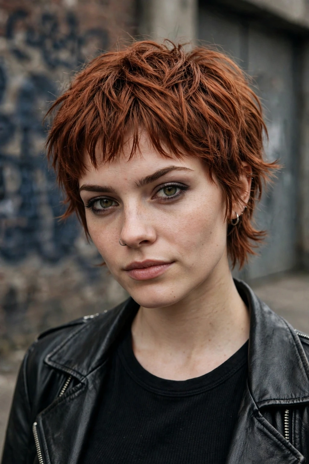 Short shag cut