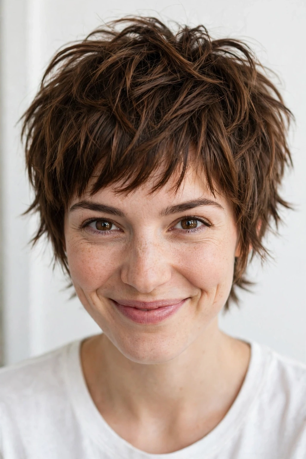 Shaggy pixie cut