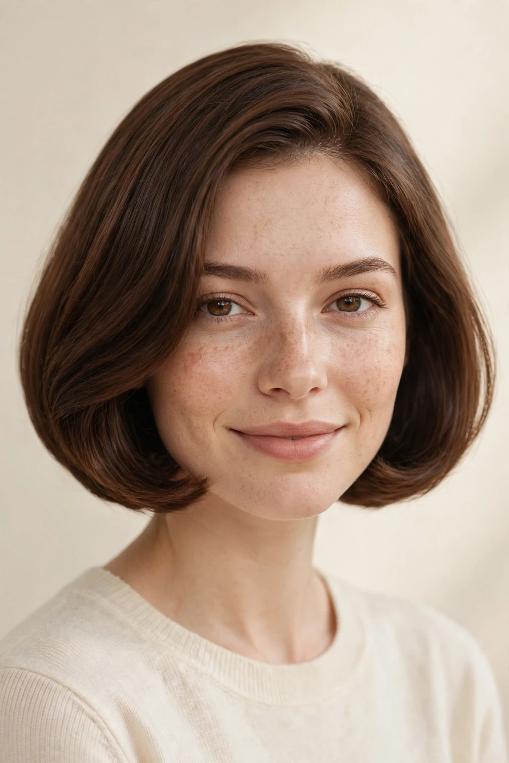 Soft rounded bob