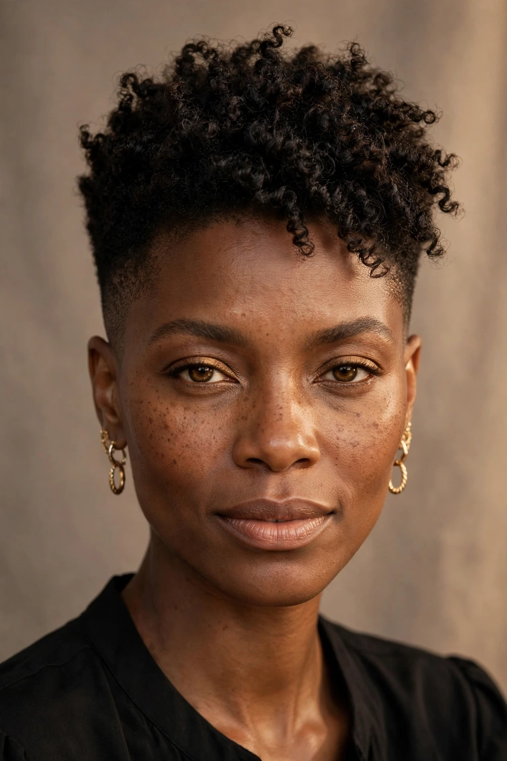 Tapered pixie cut