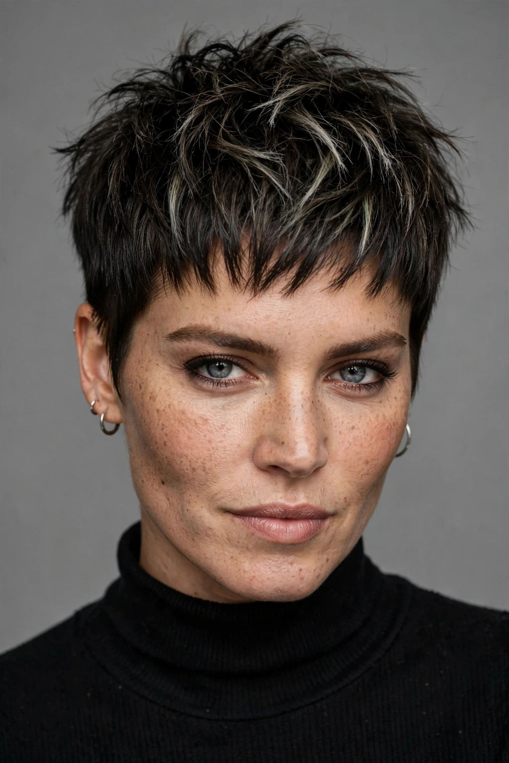 Bold edgy pixie cut