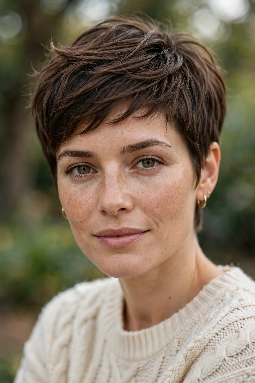 Fresh modern pixie cut