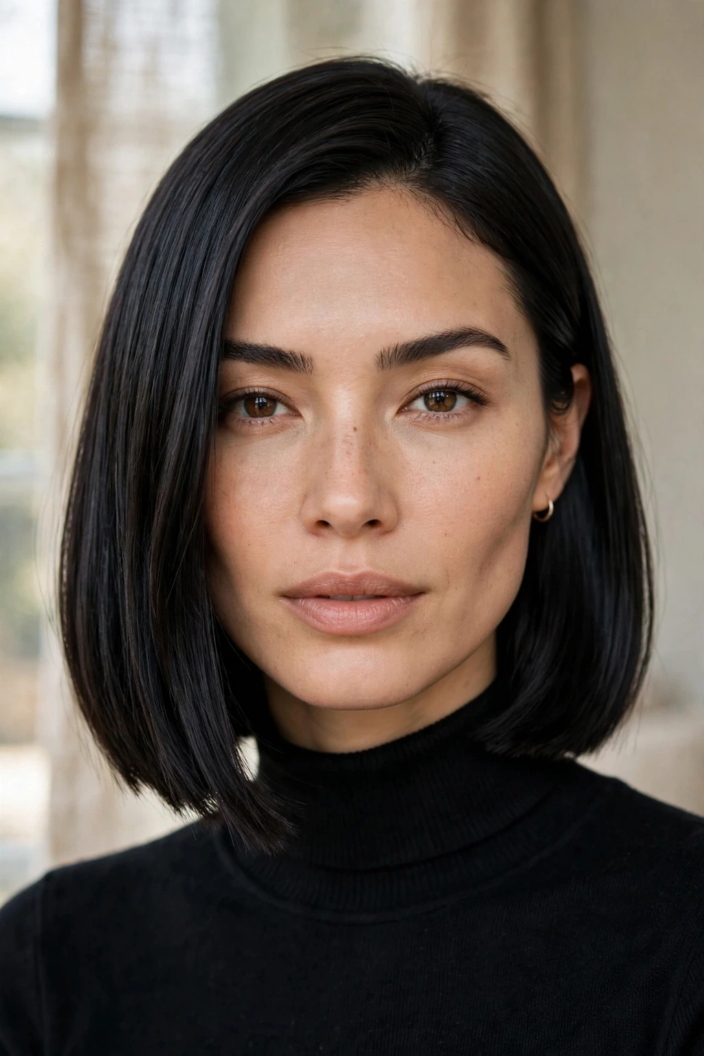 Blunt shoulder bob