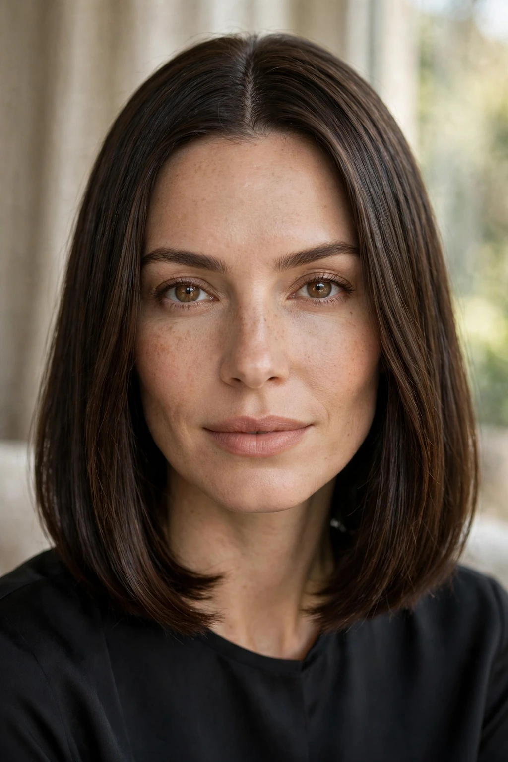 Sleek shoulder cut