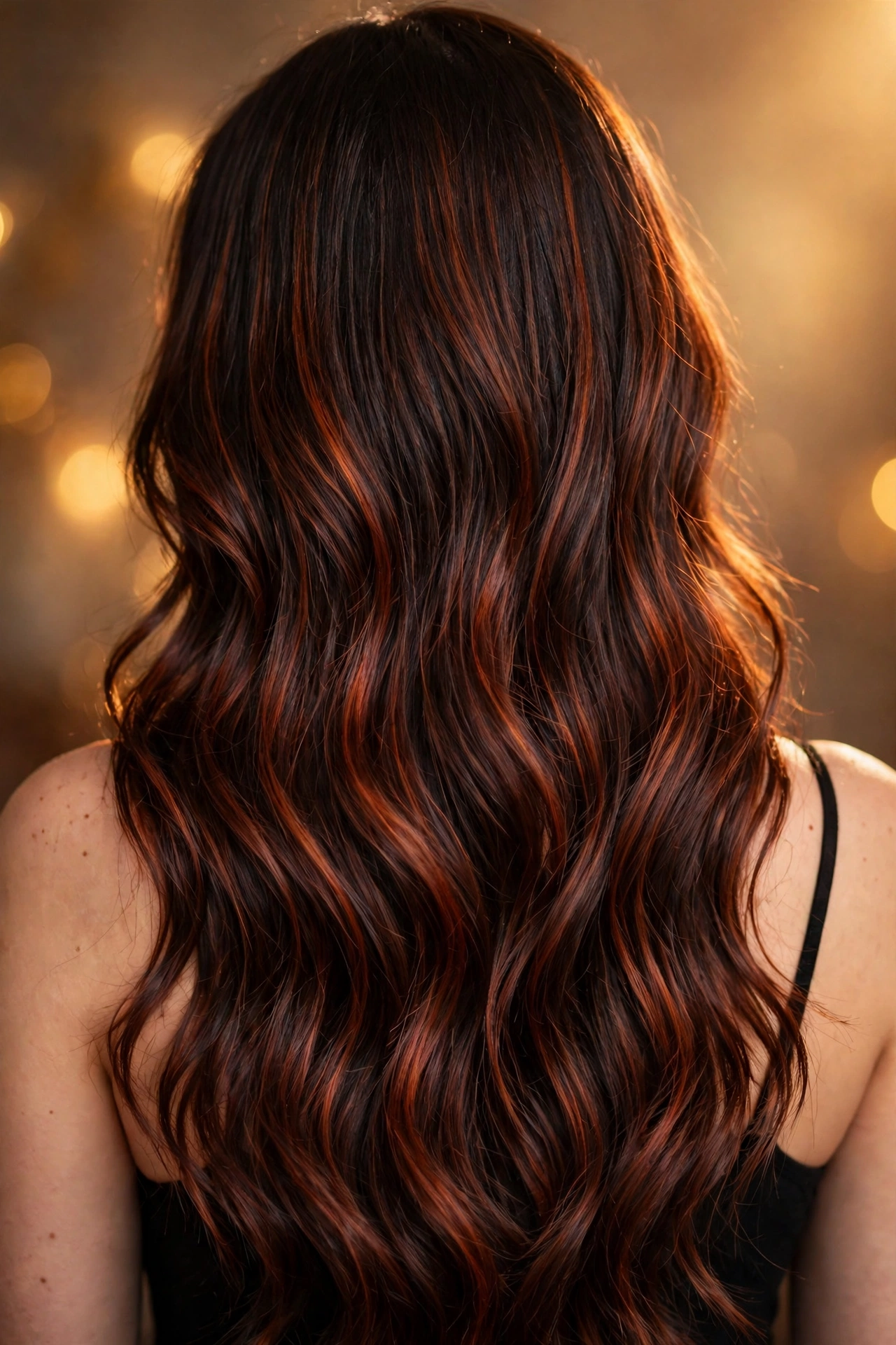 Auburn Balayage hairstyle