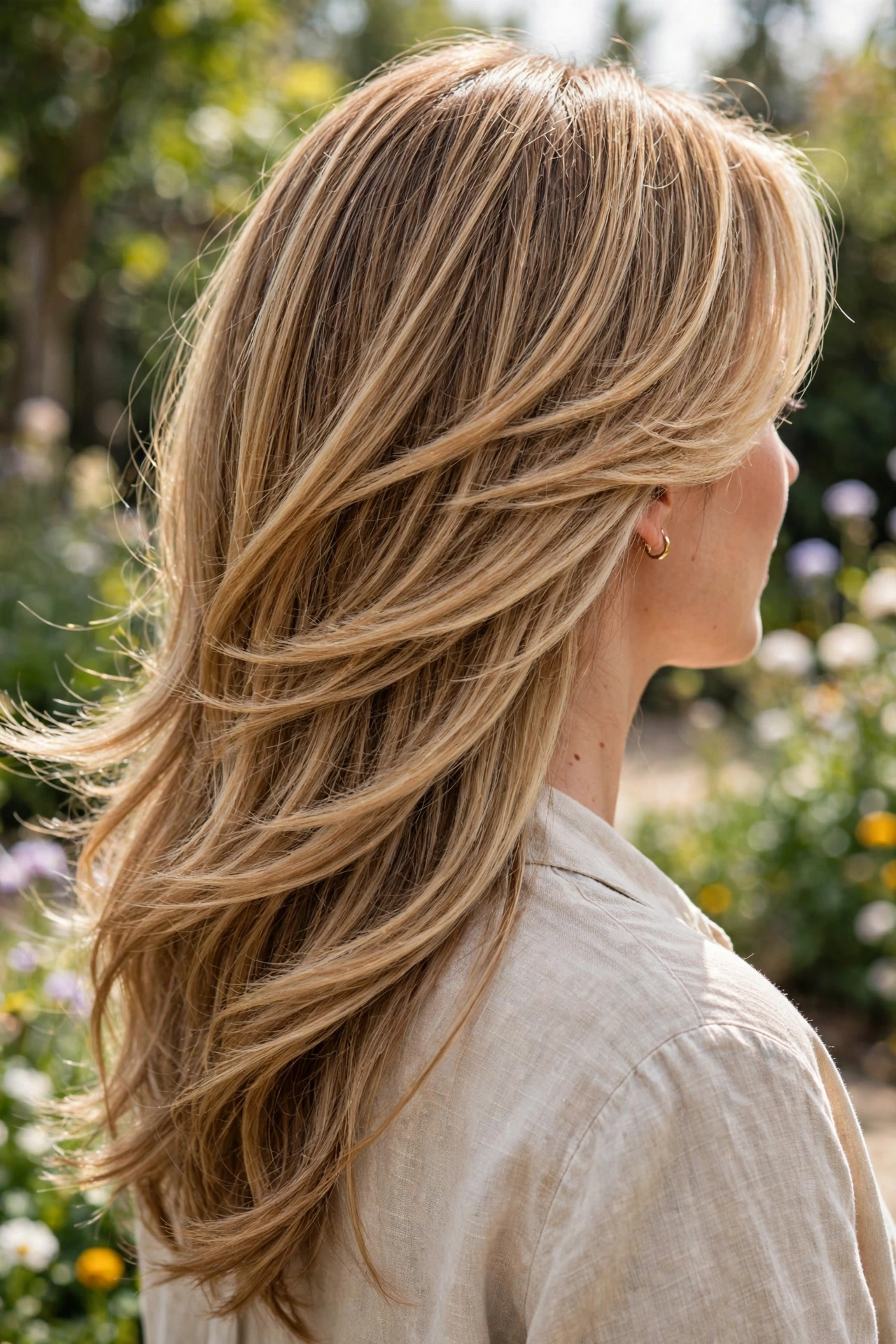 Honey Blonde Layers hairstyle