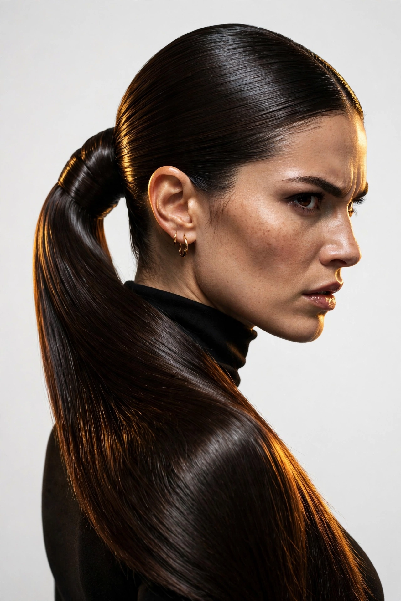 The Sleek Pony hairstyle