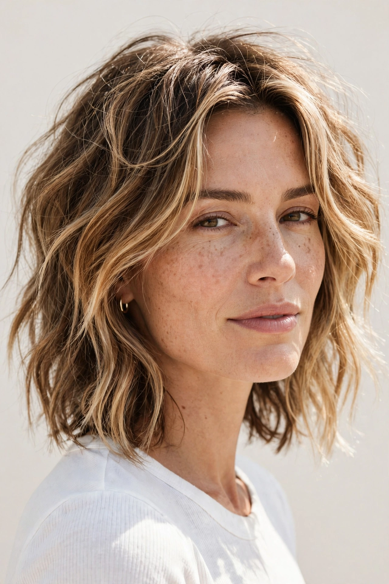 The Textured Lob hairstyle