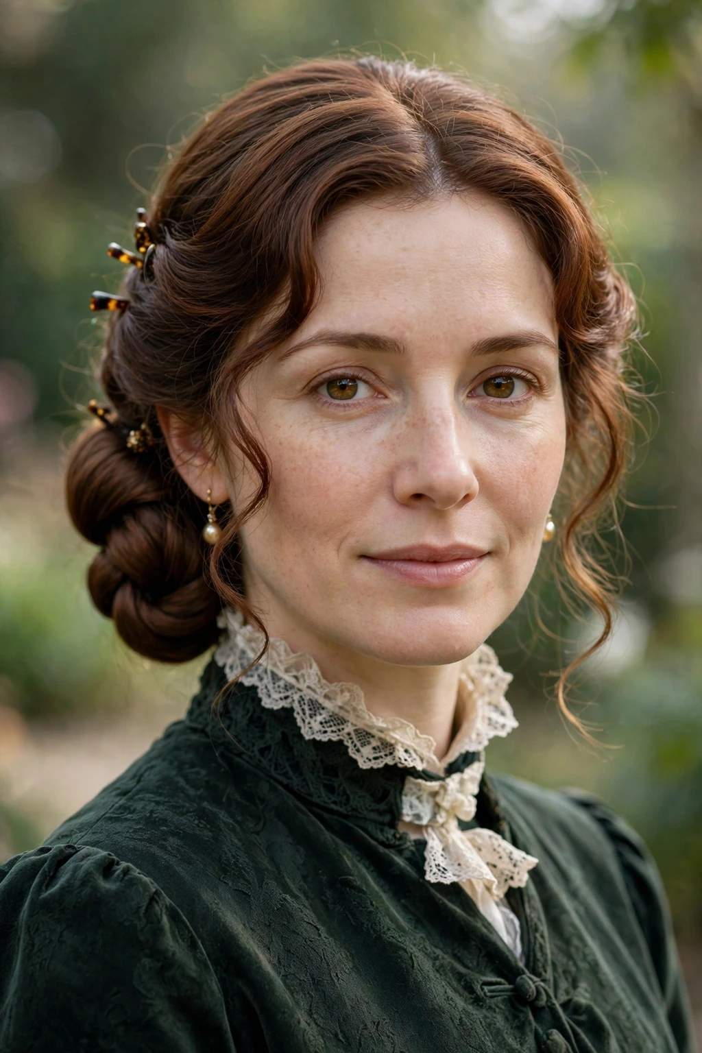 Victorian chignon