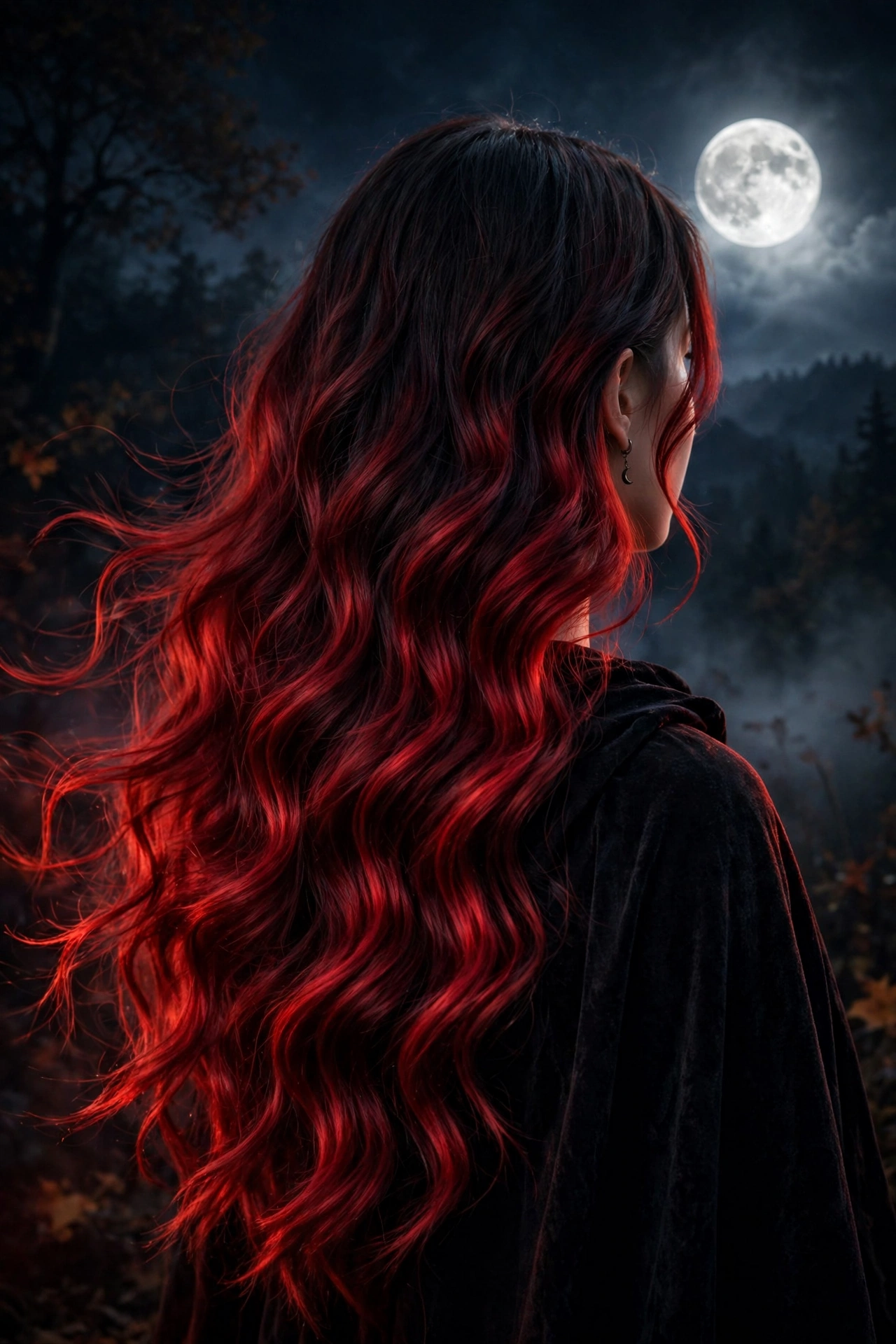Blood Moon Waves hairstyle