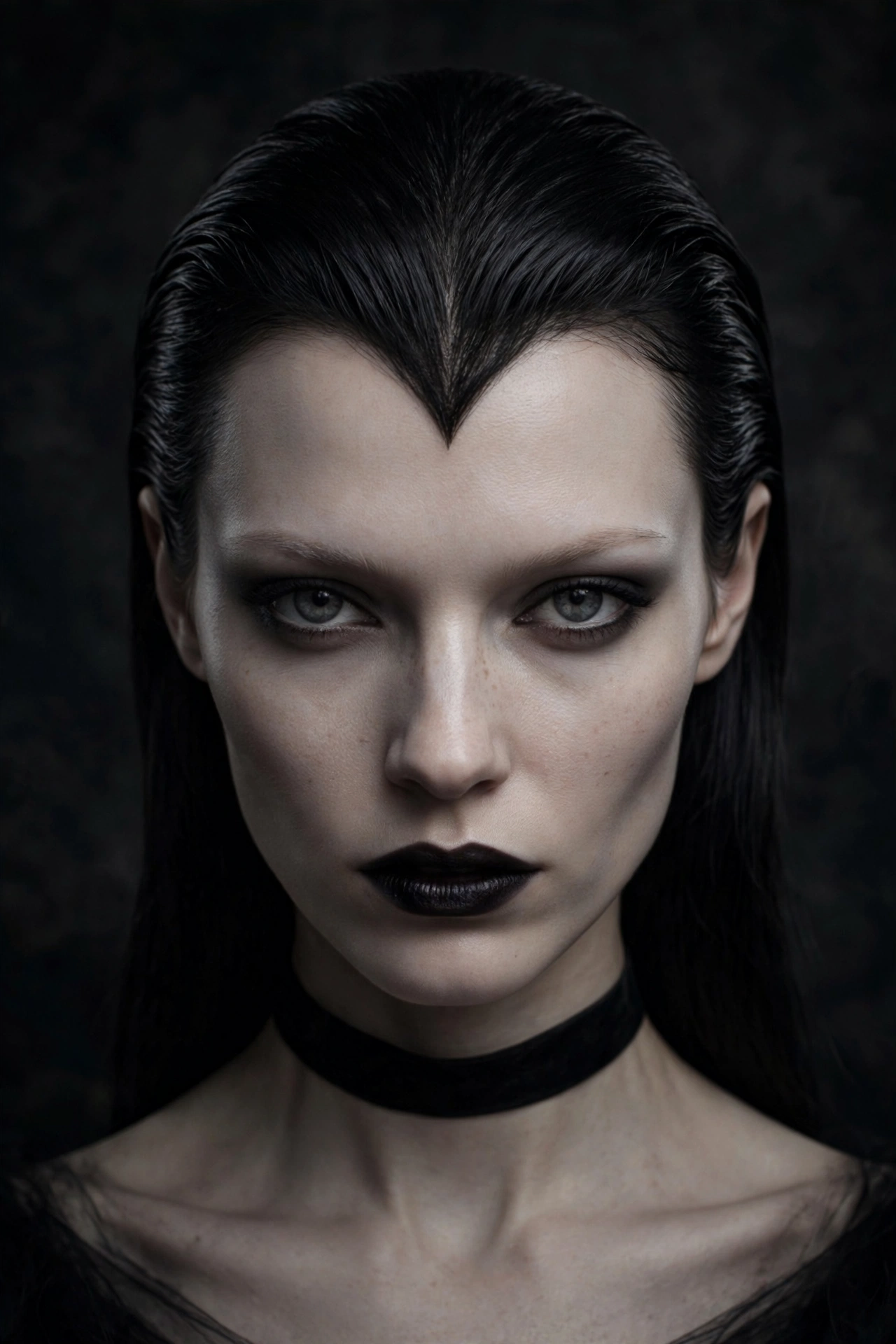 The Widow's Peak hairstyle