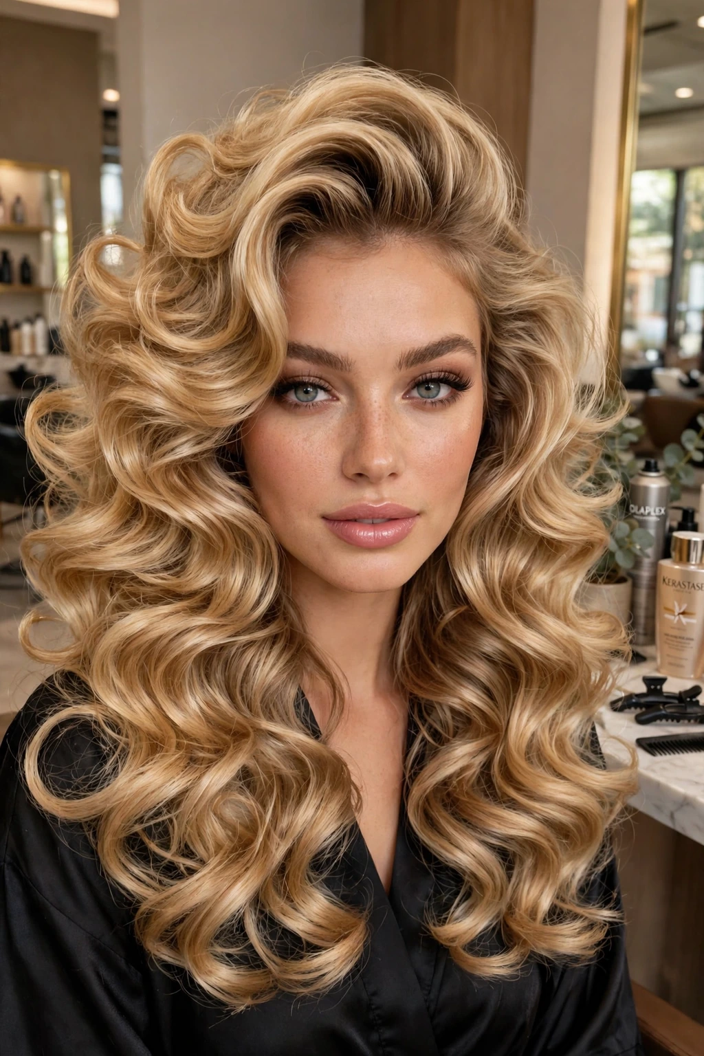Va va voom curls hairstyle