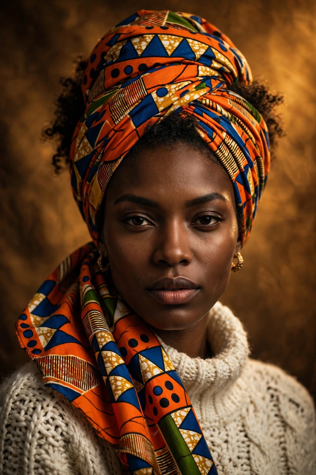 The Ankara Turban hairstyle
