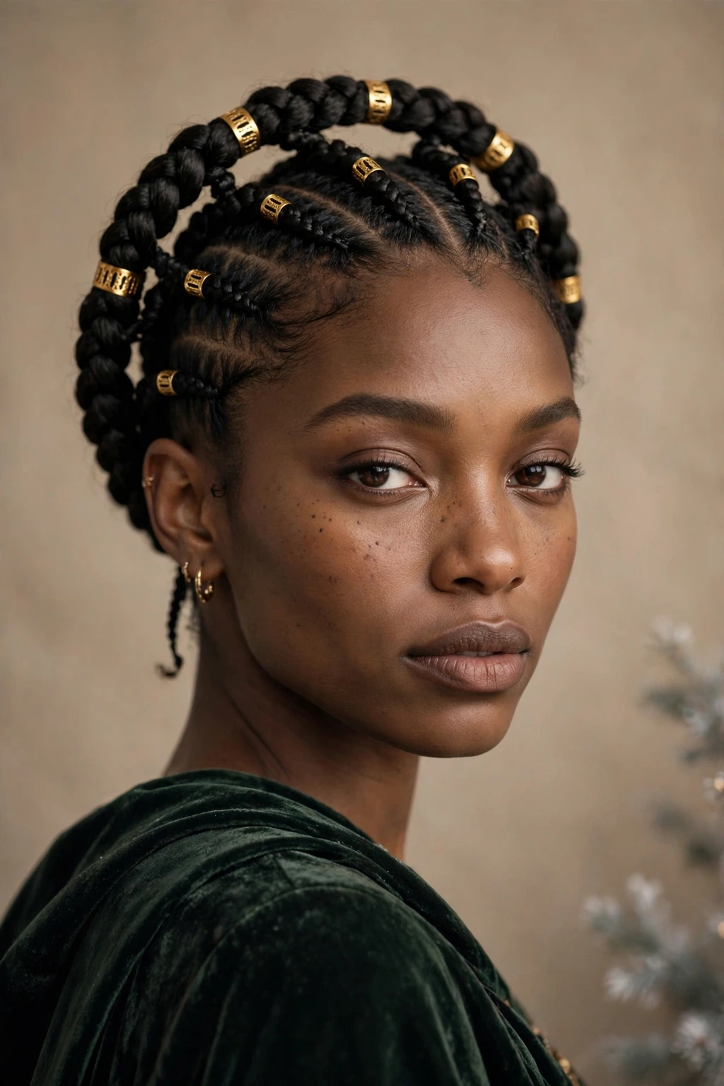 The Cornrow Crown hairstyle