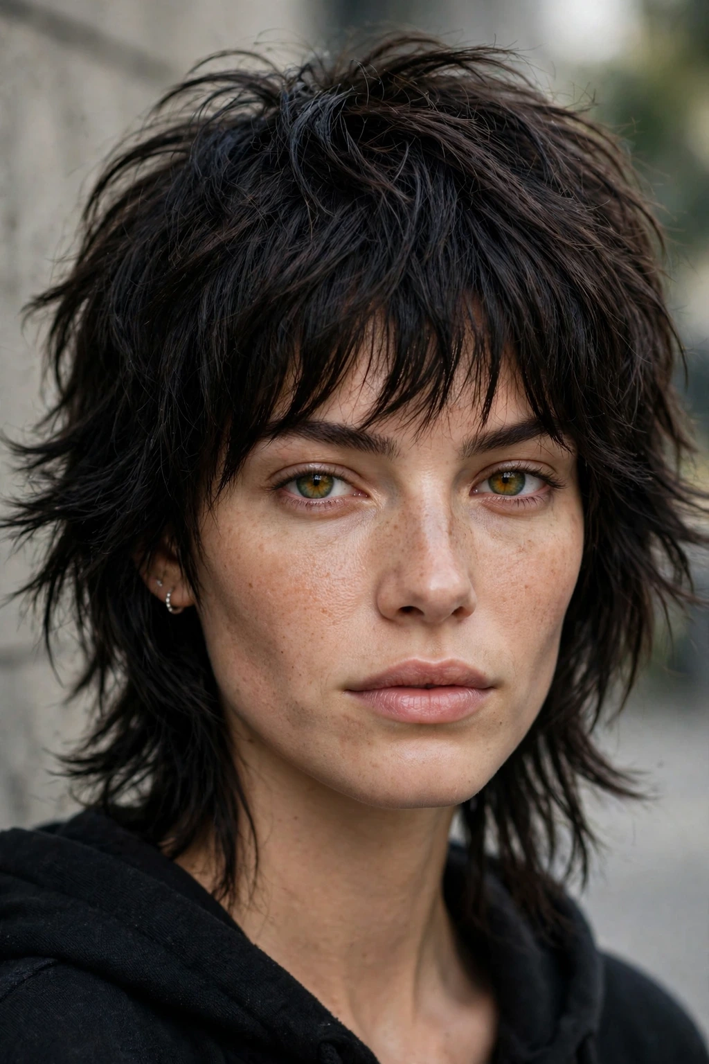 Classic wolf cut hairstyle