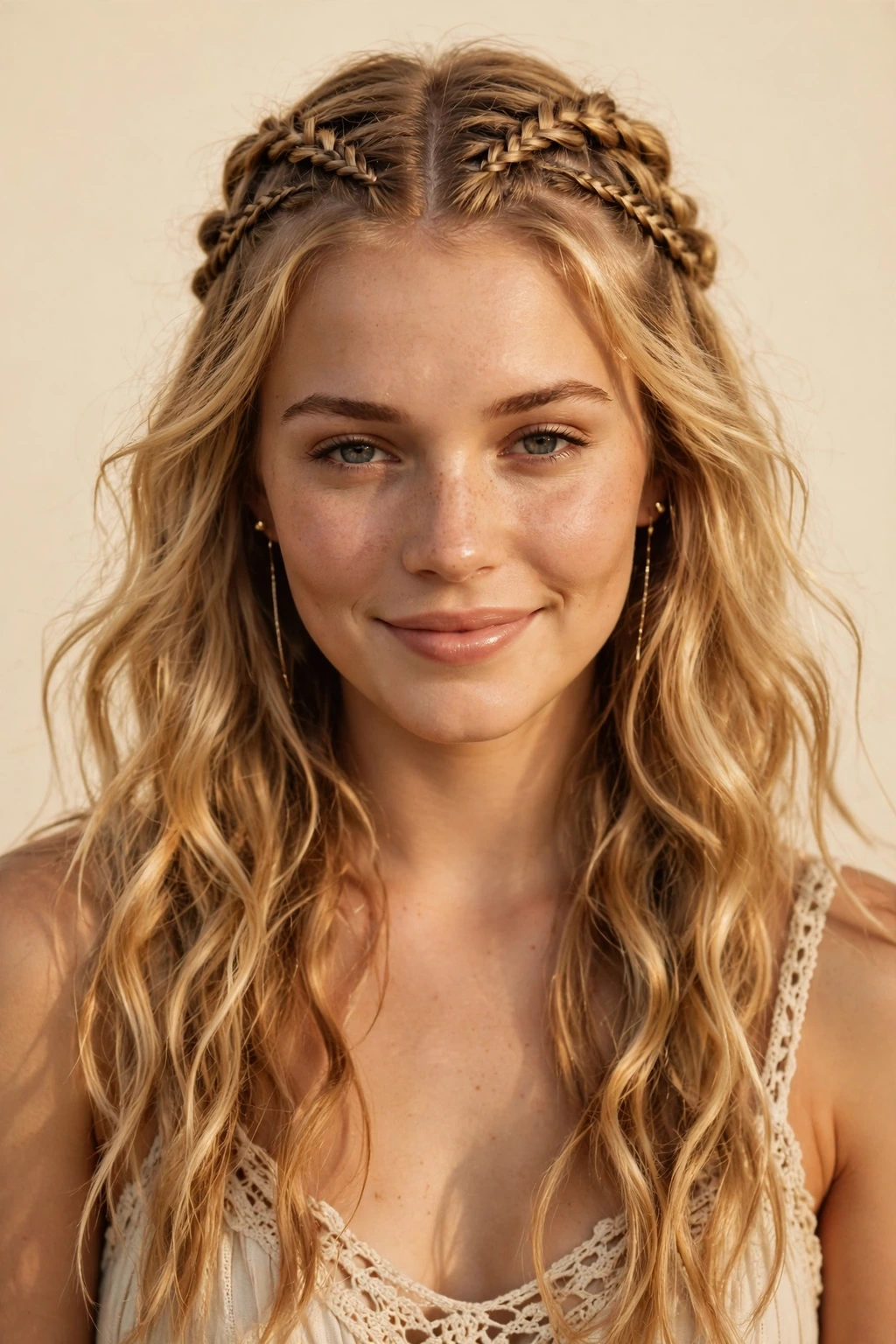 Braided crown accents
